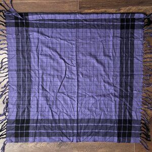 Purple and Black Scarf